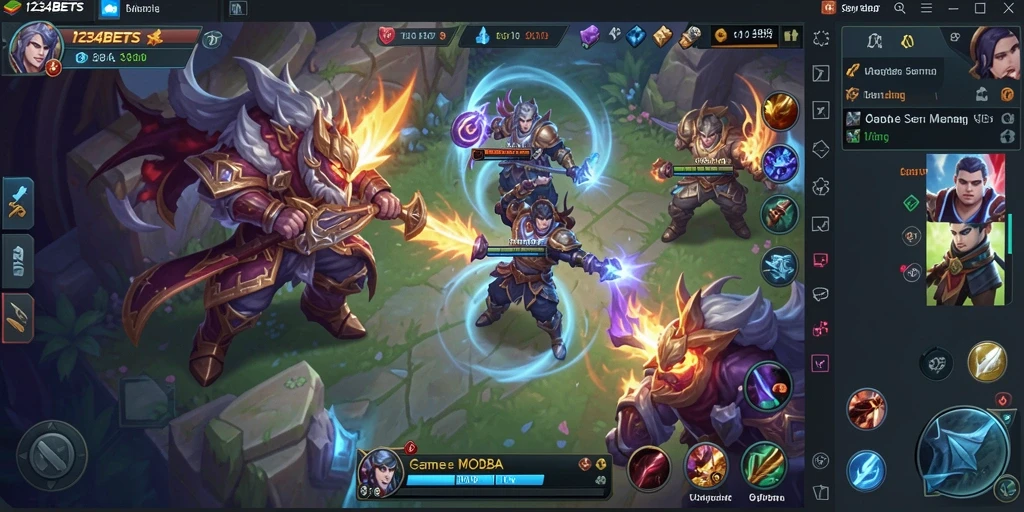 Tampilan gameplay seru dalam 1234BETS, penuh aksi dan strategi.