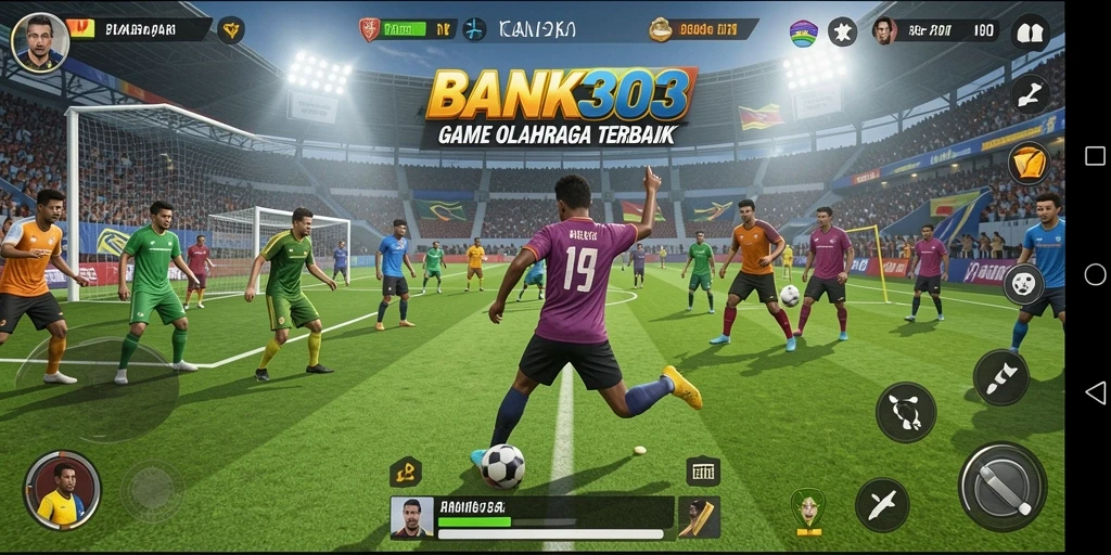 Tampilan menakjubkan dari gameplay olahraga di BANK303.