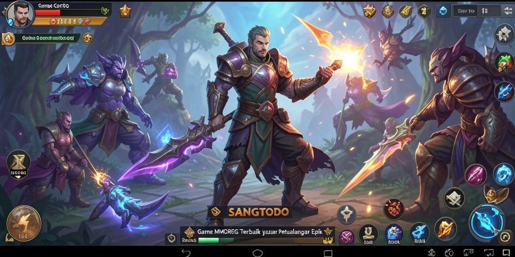 Tampilan gameplay epik dari SANGTOTO yang penuh aksi.