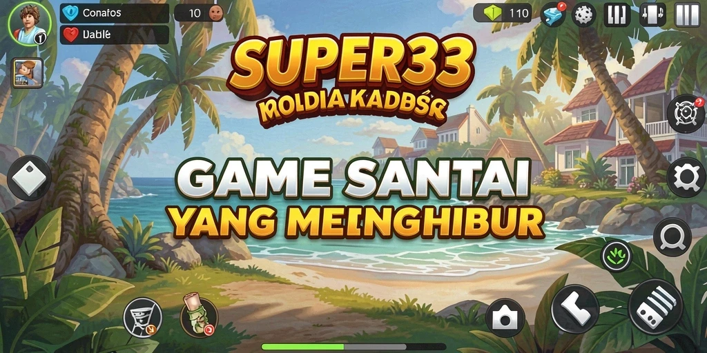 Tampilan gameplay <strong>SUPER33</strong> yang santai dan menghibur.